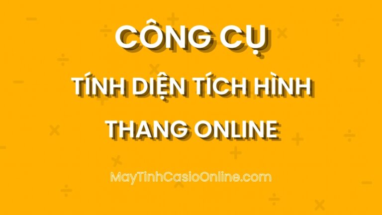 Tính Diện tích hình Thang online